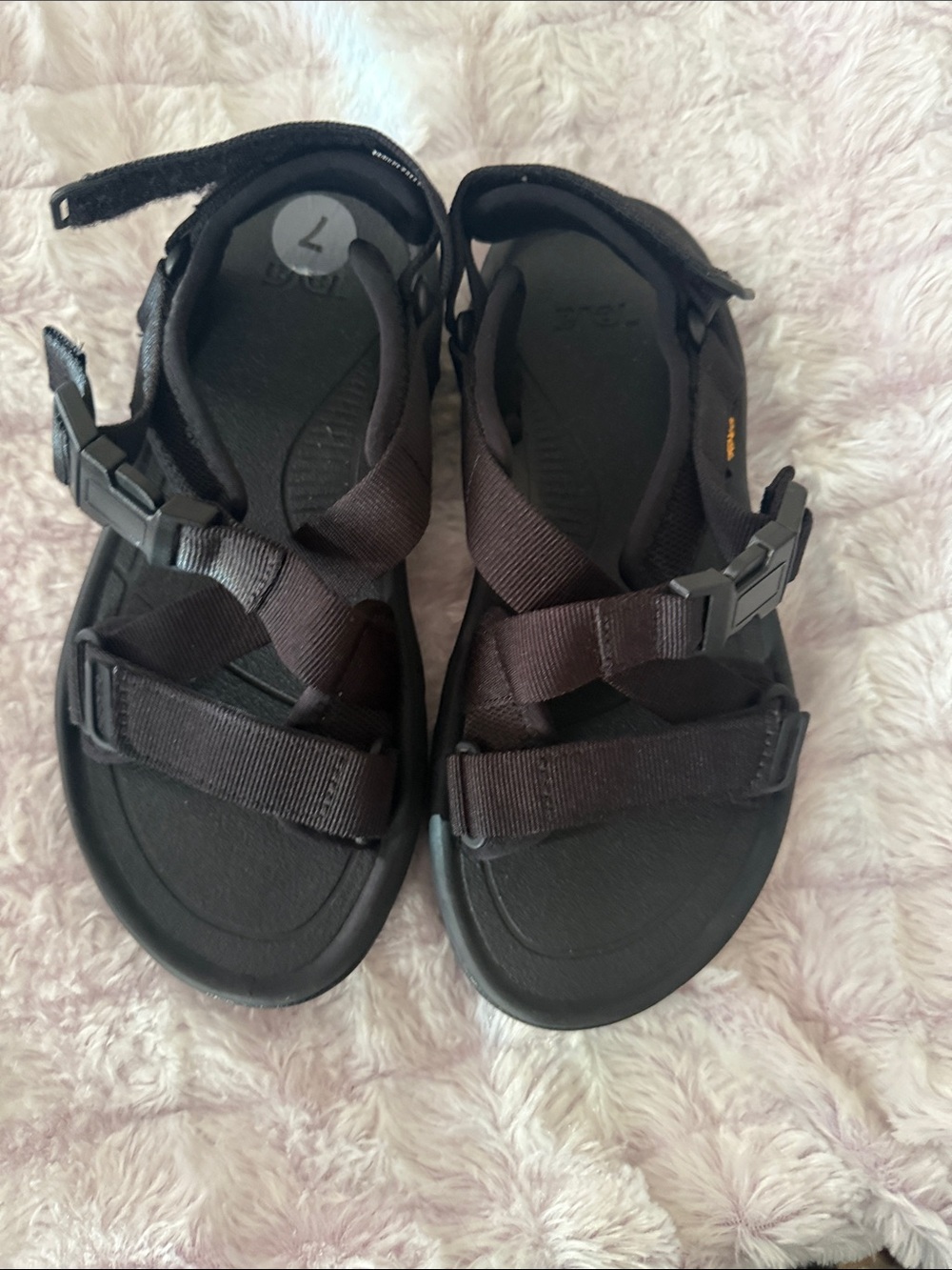 Teva Black Webbing Strap Sandals - Picture 4 of 4